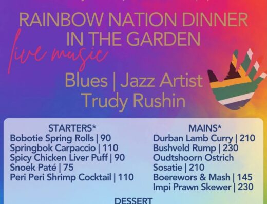 Rainbow Nation Dinner with Jazz Artist, Blues 26 Sep @ Tebaldi’s